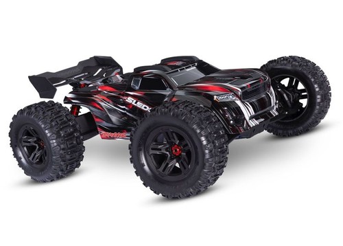 Traxxas sledge 4x4 belted rot - 4x4,